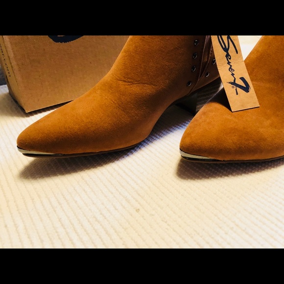 FIRM Seven7 Saddle Suede Pixie Booties - Picture 3 of 4